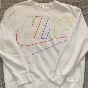 Nike Men's White crewneck